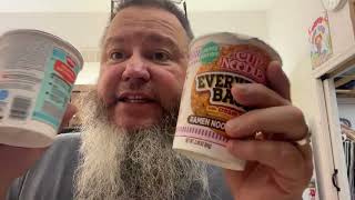 30 SFR  Nissin Cup Noodles Everything Bagel and Breakfast review 83024 [upl. by Marlow]