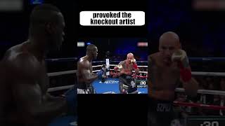 Here’s what happened to the boxer who DIDNT RESPECT Wilders knockout power shorts [upl. by Assiral]