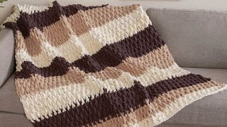 OGo Crochet Lush Life Blanket  EASY  The Crochet Crowd [upl. by Lindeberg454]