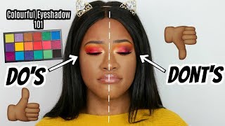 WORKING WITH COLOURS 101 EYESHADOW TIPS FOR BEGINNERS [upl. by Boeschen]