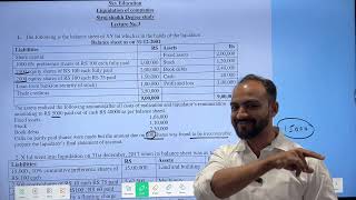 3 TYBCOM Liquidation of Companies  TYBAF SEM 5 TYBCOM SEM 6  Mumbai University  Siraj Shaikh [upl. by Riem]