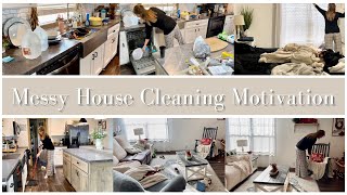 NEW COMPLETE DISASTER CLEAN WITH ME SUPER MESSY HOUSE REAL LIFE MOTIVATION JUBARAHOMARY REVIEW [upl. by Anaylil545]