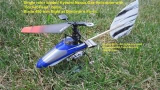 Blade mSR 1 Blade Inverted Hovering Blade 400 Blade 450 trim and Single Rotor Gas Heli demo [upl. by Lanni]