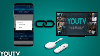 Smartphone mit Google Chromecast verbinden YouTV  TUTORIAl [upl. by Ondine]