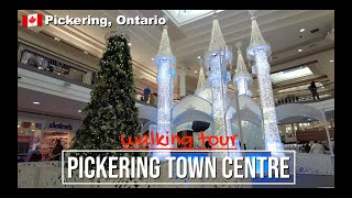 🇨🇦 Christmas in Pickering  PICKERING TOWN CENTRE  Pickering Ontario Canada 4K [upl. by Nivlad174]