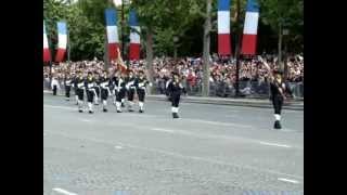 Défilé du 14 juillet 2012 des Chasseurs a pied et alpins [upl. by Ingraham]