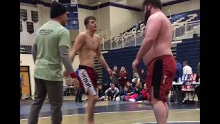 The Beast165lb vs big Wrestler300lbs plus other matches from absolute [upl. by Aicirtap]