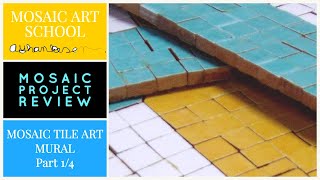 Mosaic tile art project  Mosaic art school [upl. by Kasevich534]