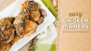 3 HEALTHY Chicken Dinners  Dinner Made Easy [upl. by Meehaf938]