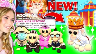 UNLOCKING ALL NEW Monkeys In NEW Fairground Update In Adopt Me Roblox [upl. by Euqinemod]