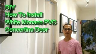 DIY How to install a PVC Concertina Accordion Folding Door [upl. by Aztin826]