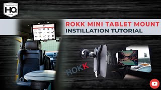 Rokk Mini Universal tablet  iPad mount installation tutorial  Transporter HQ  Scanstut [upl. by Astraea987]