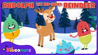 Rudolph the Red Nosed Reindeer  The Kiboomers Preschool Christmas Song for Kids [upl. by Larimer]