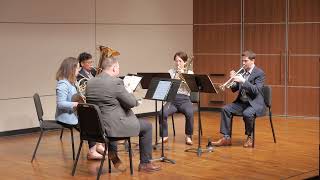 Fleeting Images for Brass Quintet by Florence Anna Maunders LIVE PERFORMANCE [upl. by Walford]