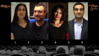 Entrevista interactiva a los nominados a mejor cortometraje de ficción Goya 2013 Pregunta 5 [upl. by Fortna]