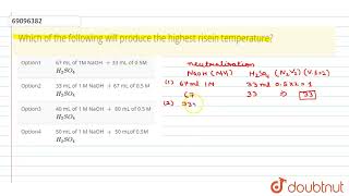 Which of the following will produce the highest risein temperature  CLASS 11  THERMODYNAMICS [upl. by Rey]