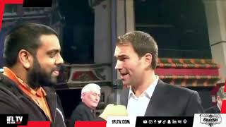 MUST WATCH Eddie Hearn in his FIRST EVER iFL Interview [upl. by Labannah287]