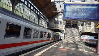 quotPidder Lüngquot IC mit BR218ampLageplanampSH Netzplan in Lübeck Hbf IC2415 Hamburg Hbf [upl. by Anol]