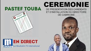 🛑 DIRECT  Cérémonie de présentation des candidats et installation du directoire de campagne [upl. by Vite]