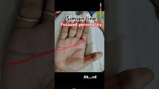 Simian line palmistry palmreading palmanalysis [upl. by Lars]