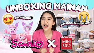 UNBOXING MAINAN SANRIO DARI MINISO LUCU BANGET [upl. by Aiouqahs]