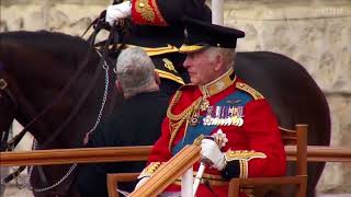 “Les Huguenots” amp “The Ballyragget” at Trooping the Colour 2024 [upl. by Alcinia]