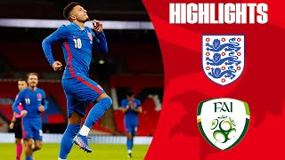 England 30 Ireland  Maguire Sancho amp CalvertLewin Get on the Scoresheet  Official Highlights [upl. by Pilihp]