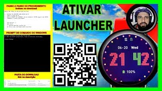 COMO HABILITAR LAUNCHER E EXIBIR QR CODE AMAZFIT PACE [upl. by Croix34]