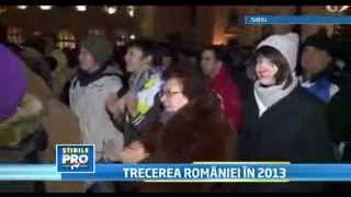 Revelion la Sibiu  Stirile PRO TV [upl. by Becky]