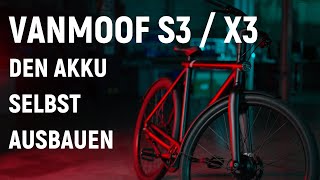 Anleitung Selbst Ihren VanMoof Akku ausbauen  Tutorial How to remove the VanMoof battery S3X3 [upl. by Emad]