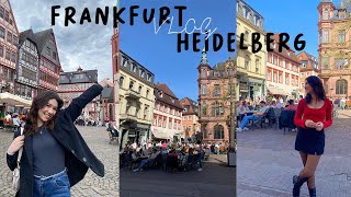 Sokakta Kalıyorduk  Frankfurt ve Heidelberg Vlog  Erasmus Anıları erasmus [upl. by Ado505]