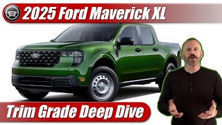 2025 Ford Maverick XL Trim Grade Deep Dive [upl. by Annoyek]