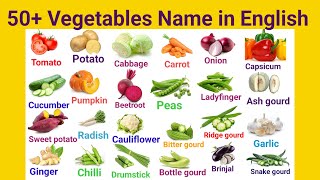 Vegetables Name In English 50Vegetables Vocabulary vegetables nameofvegetables [upl. by Gaby427]