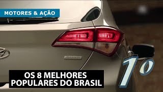 Ranking dos melhores carros populares do Brasil  motoreseacao [upl. by Nrubliw]