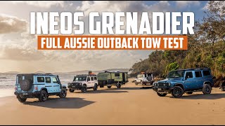 INEOS Grenadier Outback Tow Test  5000km Two Caravans [upl. by Catima]