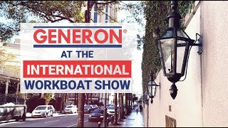 GENERON at International WorkBoat Show New Orleans 2023 [upl. by Cott258]