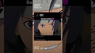 Sasuke Uchiha 😈🔥 anime naruto [upl. by Hoem]