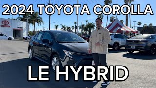 2024 Toyota Corolla LE Hybrid Review Way Better Than Expected [upl. by Rehpotsirc]