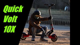 Quickvolt 10X  ZERO 10X Techlife x7 ELECTRIC SCOOTER 65kmh [upl. by Ellie771]