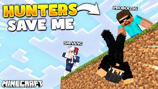 Minecraft Manhunt But Hunters Protect Me [upl. by Homere983]