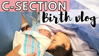 SCHEDULED C SECTION BIRTH VLOG  2020 [upl. by Esiuole30]