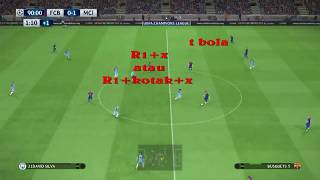 Tutorial formasi defence sekaligus counter attack terbaik PES 2017 Recomended 100 [upl. by Ahsimal393]