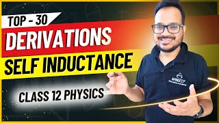 Self Inductance of Long Solenoid Derivation  Class 12 Physics Most Important Topics CBSE 2024 [upl. by Fields731]