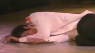 Rare Footage Michael Jackson Collapses Live on Stage due to Exhaustion [upl. by Laehctim]