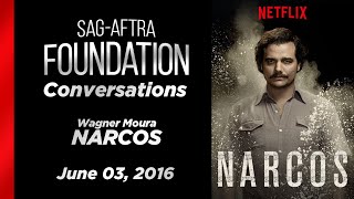 Conversations with Wagner Moura of NARCOS [upl. by Macnair]