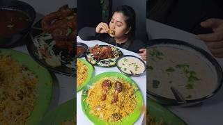 Asmr Chicken Biryani Eating Challenge  Whole Chicken  Indian Street Food Mukbang shorts [upl. by Rucker556]