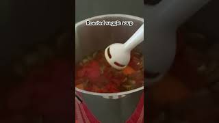 Our delicious roasted veggie soup 😍 soup veggies recipe souprecipe viralvideo [upl. by Solokin265]