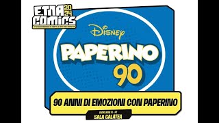 Etna Comics 2024 90 anni di emozioni con Paperino [upl. by Anirahs]