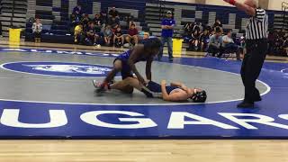 illegal slam Beaumont High School Wrestling [upl. by Sakul]