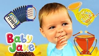 Baby Jake amp Musical Instruments for Kids  Yacki Yacki Yoggi Songs Compilation [upl. by Adolfo]